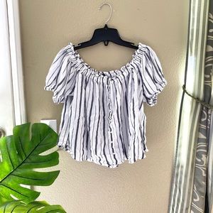 Off the shoulder shirt